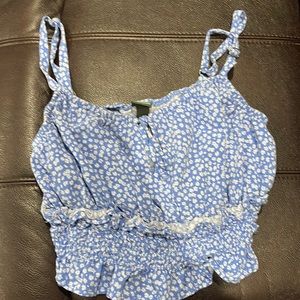 wild fable adjustable frilly tank top